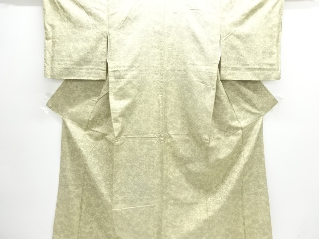 花更紗模様織り出し西陣お召着物